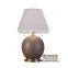 brownness Mottled Sand table lamp in ceramic
