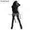 S-125 Wholesale Punk Rave Fashion Ladies Knitted Black Wool Cape