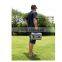 Water-Resistant Picnic Blanket Tote with Soft Fleece, Spring Summer Stripe