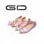 GD genuine leather color patch girls high quality flat shoes office ladies fashion shoes