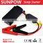 SUNPOW multi-function portable jump starter with smart clamps