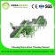 Low RPM double shaft shredder machine for rubber chips