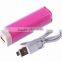 Best Selling Products Lipstick Mobile Power Supply 18650 Battery