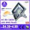 cheap price 5 years warranty 50W 3000k outdoor ip66 Samsung LG SMD led flood light case