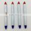 both ends twin color ballpoint pen wholesale from China