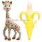 safe baby product funny animal silicone teether