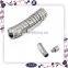 3mm 4mm 5mm 6mm 7mm custom logo clasps and closures for leather bracelets