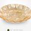 2015 fashional round transparent acrylic fruit plate dry fruit plate candy plate
