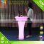 Unique illuminated led bar furniture/led table/led night club table