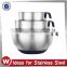 2016 New design Stainless Steel Mixing bowl with spout & handle