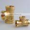 Female To Copper Tee /Brass female fitting pipe fittings