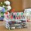 Customized acrylic cosmetic storage containers stand