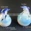 Ceramic tea or coffee cup dolphin design