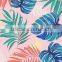 tree leaf print nylon spandex / nylon lycra swimming fabric