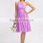 2015 Hot sale One shoulder brilliant light purple Chiffon Elegant Bridesmaid Dress patterns 2015 ( BDAL-5001)