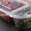 Food safe Disposable plastic lunch fast food meal boxes container PP material