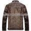 Western Leather Jacket with Garment Wash