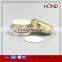 wholesale 10g 15g 30g 50g oblique tapered gold acrylic cosmetic jar; plastic cosmetic for skin care