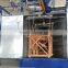 Continuous monorail hanger shot blasting machines