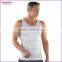 White Comfortable Body Shaper Sleeveless Singlet Vest Men Shapewear