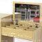 wooden grain melmained MDF board Modern large simple cheap dressing table