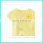 Hot selling Rosettebaby plain t-shirt,100% cotton baby plain t-shirt