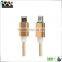 Wholesale price two sided micro usb cable braided data sync cable for iphone/android