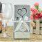 wedding favor--Tuxedo Heart Corkscrew in Gift Box Ribbon and Tag