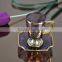 Fashionable glass tea cups and saucers set with diffenerent designs