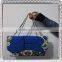 Africa Fabric Design Handbag for Women With pu Leather