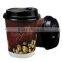 printed disposable paper coffee cups with lids