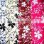 100% polyester printed koshibo fabric/china flower printed koshibo for dress