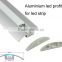 Factory direct selling low profile aluminium led profile for cabinet lighting