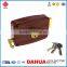 high quality rectangular printed door lock with keys safety lock 6683