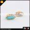 18k Gold Plated Fashion Turquoise Finger Ring
