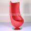 fashion leather chair high back hotel lounge chair