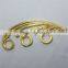 furniture metal decorations parts in gold color plating , imitation gold color plating processing severice