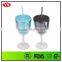 bpa free customized 12oz plastic wine tumbler with glitter insert