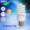 2700-6500K E14 E27 B22 T2 T3 Tube 11W Full Spiral Energy Saving Lamps