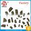 Sintered HIP process tungsten carbide brazed tips