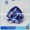 hot selling gemstones products heart cut tanzanite color loose cubic zirconia stone