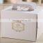 custom food packaging box/ cake packaging printing box with ribbon/ food packaging box christmas wholesale