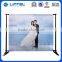 Customized design easy and durable aluminum wedding backdrop