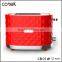 Diamond Design Bread Toaster with Browning Control