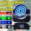 rgbw zoom 36x10w 4in1 led moving head wash light
