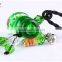 Rondelle Perfume Bottle Lampworked Glass Pendant Necklace perfume bottle necklace