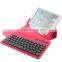 red Universal Leather Case Flip Cover for 7 inch Tablet Pu Stand Leather keybord Case
