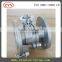 2PC Cangzhou supply 316/304 stainless steel Flanged ball valve PN16/150LB