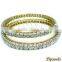 Solitaire Gold Bangles, Bangles, Solitaire Jewellery