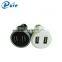 Hot selling dual usb car charger for mobile phone mini car battery charger with CE RoHS FCC